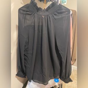 Black ladies blouse